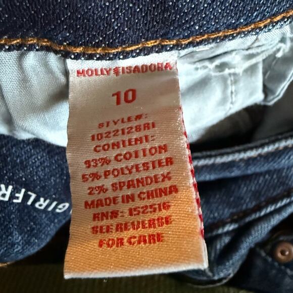 Molly & Isadora Women’s Sz 10 Girlfriend Jeans - Picture 6 of 8